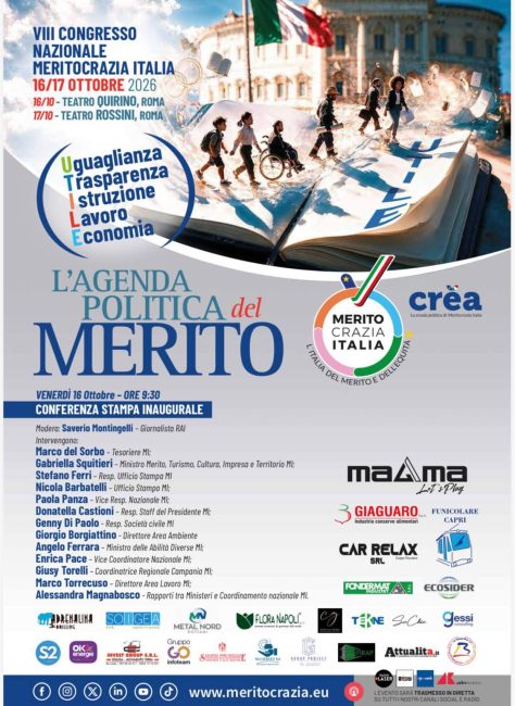 meritocrazia italia al via l8217viii congresso nazionale da Lopinionista.it meritocrazia italia al via l8217viii congresso nazionale