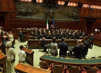Montecitorio a Porte aperte, doppia apertura: nuovo percorso di arte contemporanea, apertura della banda della Polizia Penitenziaria