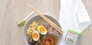 Ramen all’italiana: la ricetta di Valentina con il Granulare Vegetale Bio Bauer ramen italiana